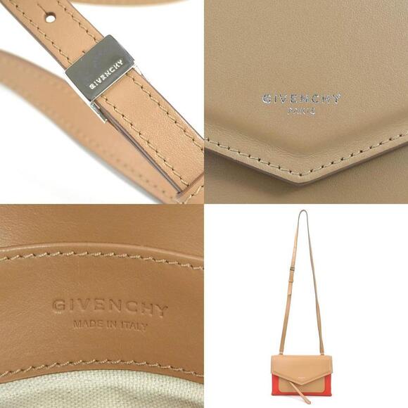 GIVENCHY Red Leather Shoulder Bag - Picture 5 of 5